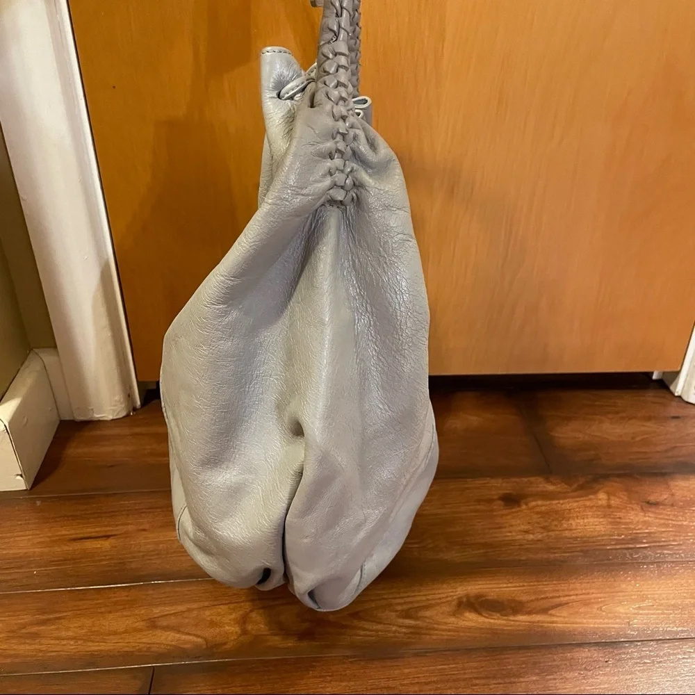 45. Women’s Paolo Masi Gray‎ Leather Hobo Bag